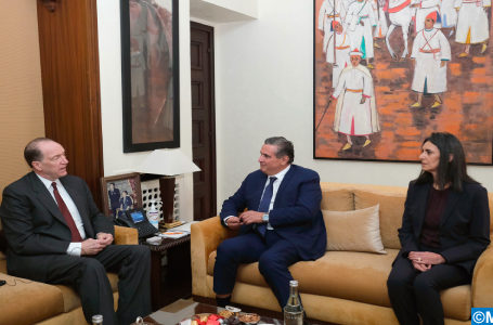 M. Akhannouch s’entretient avec le président du Groupe de la Banque mondiale