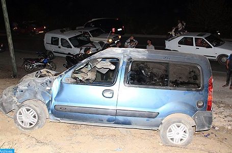 Province de Béni Mellal: Deux morts et trois blessés dans un accident de la route