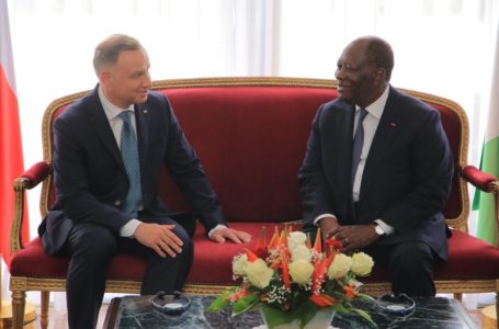 Le Chef de l’Etat a eu un entretien avec le Président de la Pologne, en Visite d’Amitié et de Travail en Côte d’Ivoire