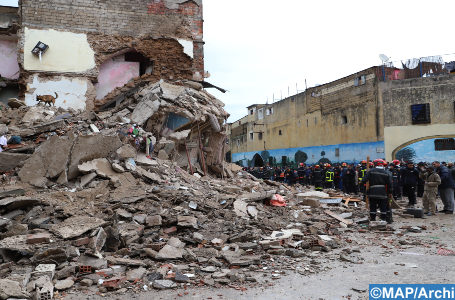 Casablanca: 3 morts dans l’effondrement partiel de la façade d’une maison menaçant ruine (autorités locales)