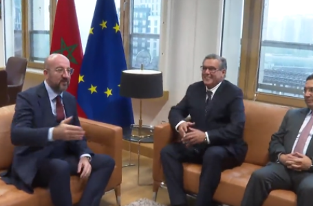 Akhannouch s’entretient à Bruxelles avec le président du Conseil européen